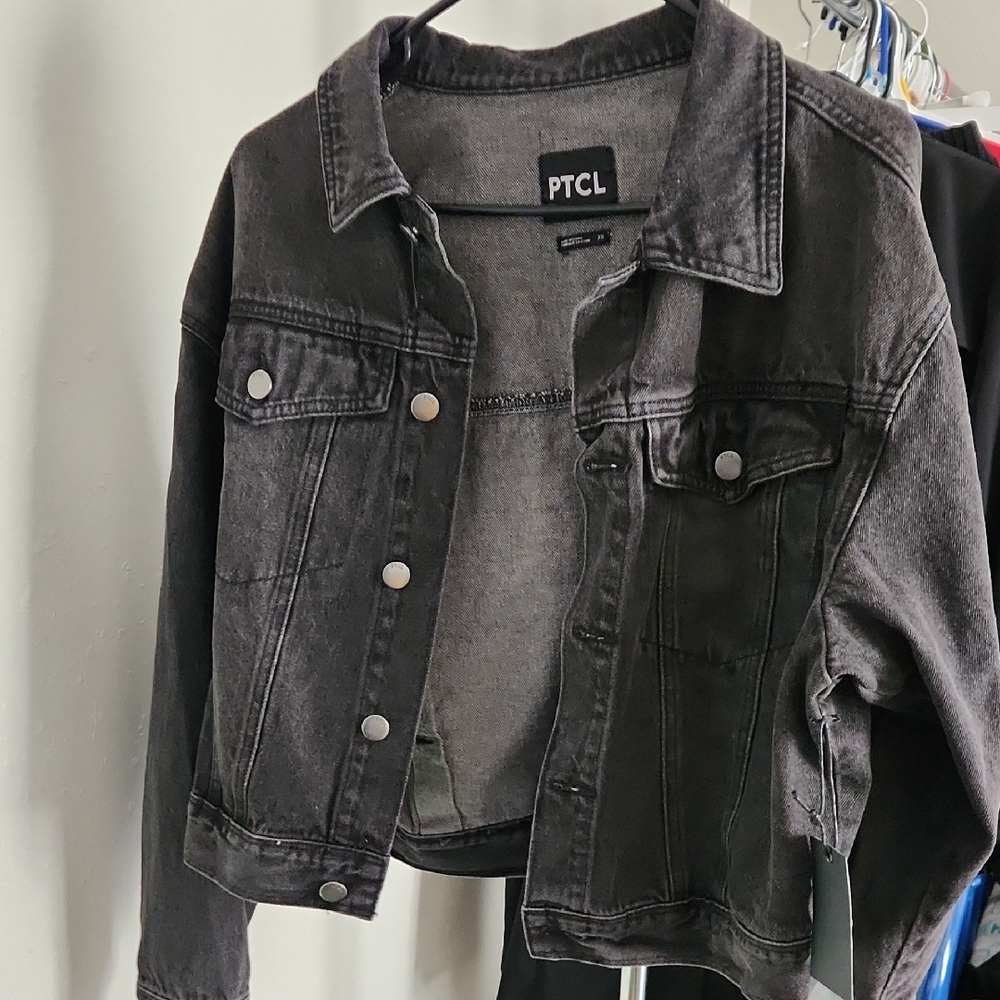 PTCL Women's Black Jean Jacket